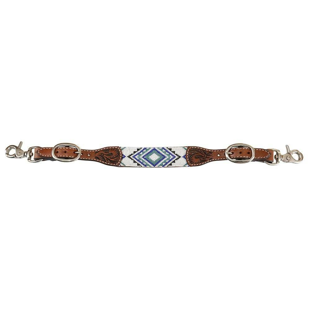Infinity Flat Beaded Wither Strap